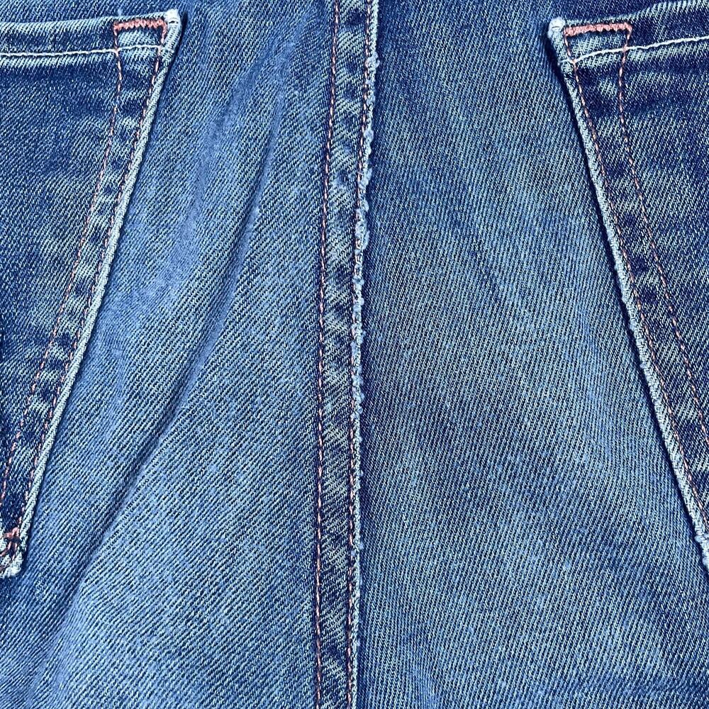 MOTHER Blue Flared Wide-Leg Jeans - Picture 11 of 16